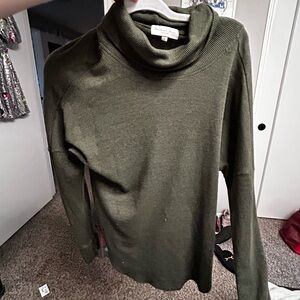 Michael Stars Forest Green Turtleneck Sweater
